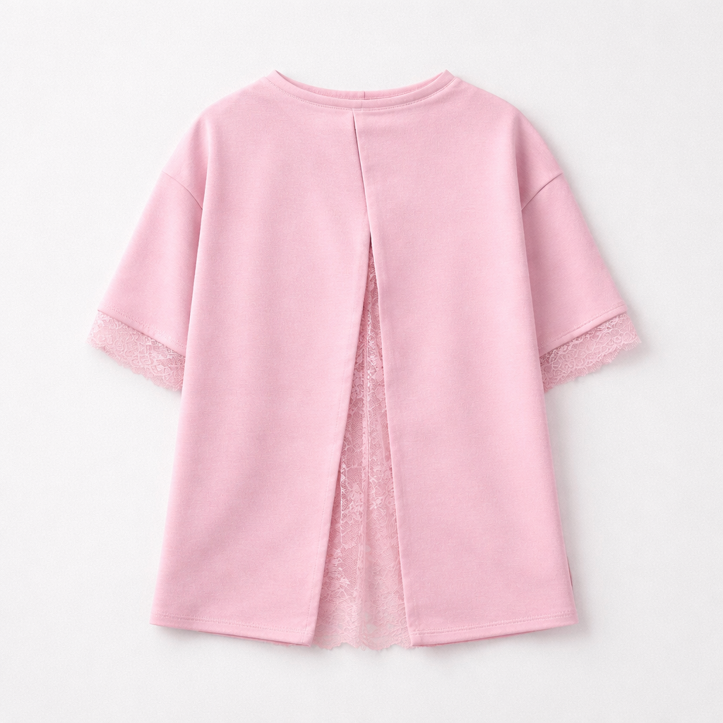 T-shirt dos nu dentelle