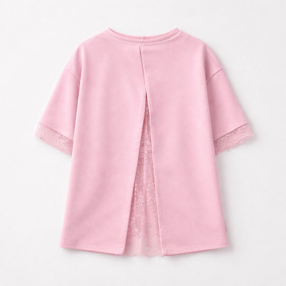 T-shirt dos nu dentelle