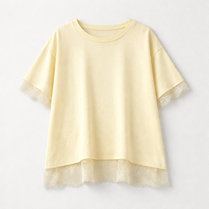 T-shirt dos nu dentelle