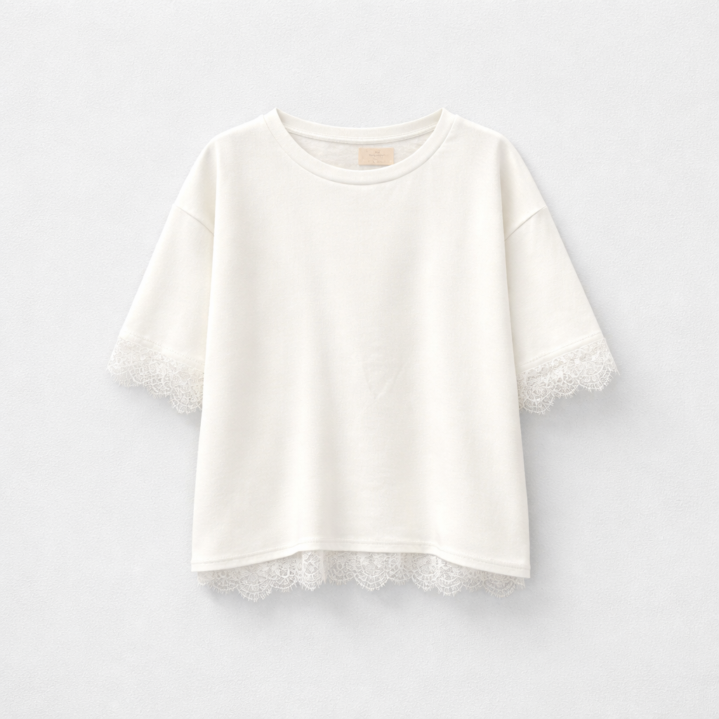 T-shirt dos nu dentelle