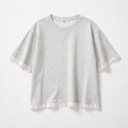 T-shirt dos nu dentelle