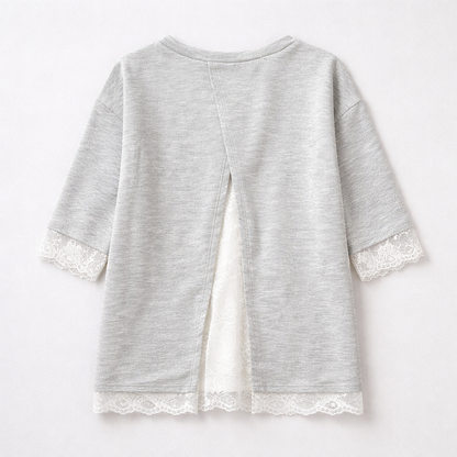 T-shirt dos nu dentelle