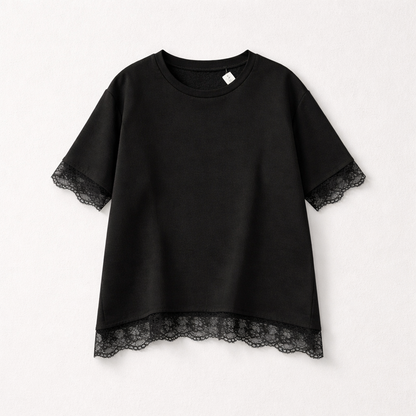 T-shirt dos nu dentelle