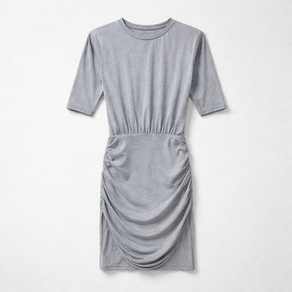 Robe t-shirt plissée