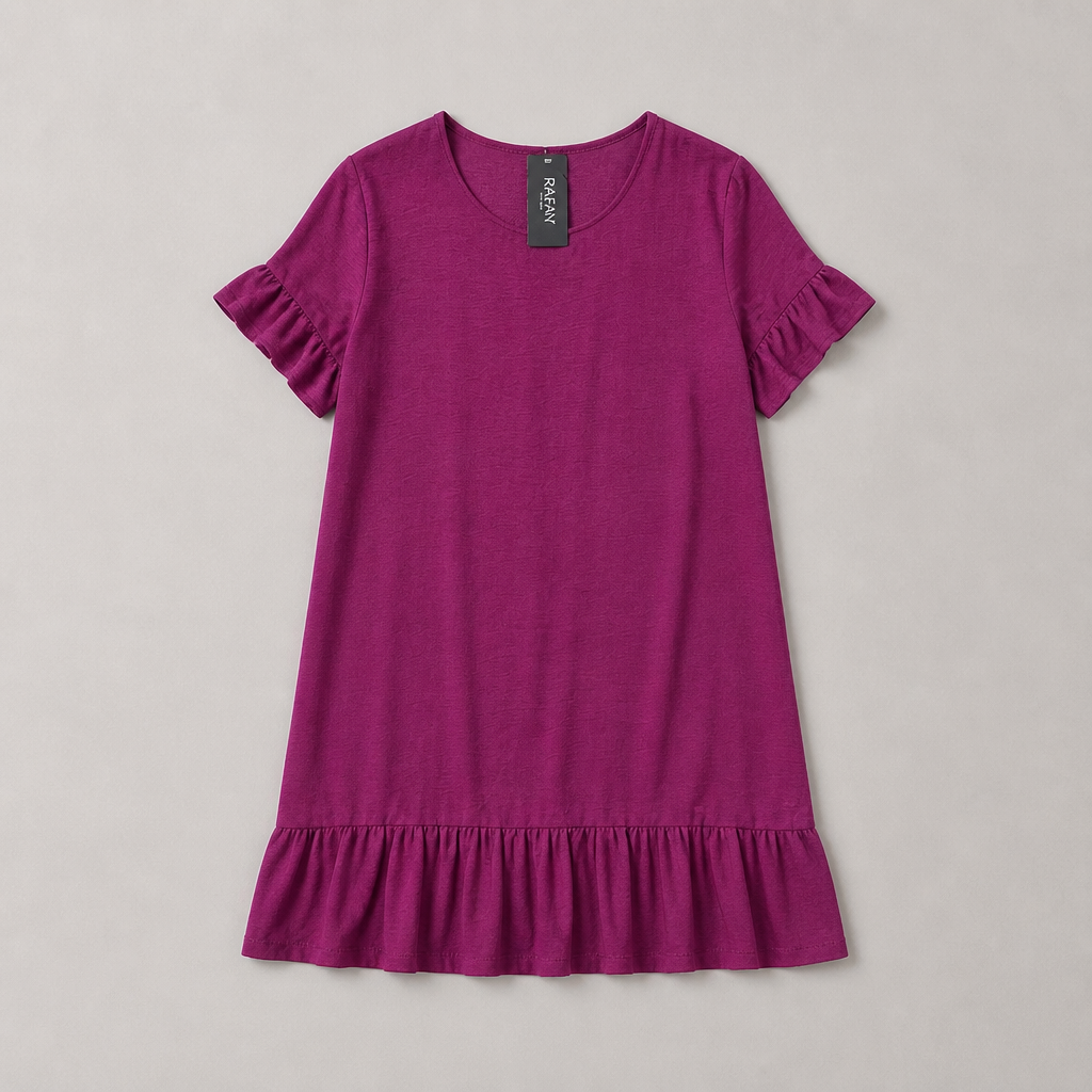 Robe fluide volants