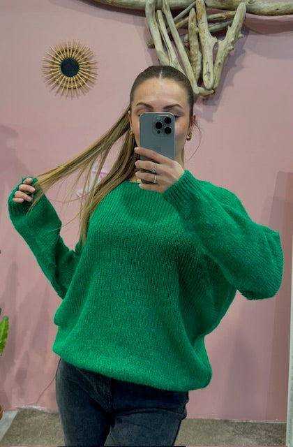 Pull Chouchou vert